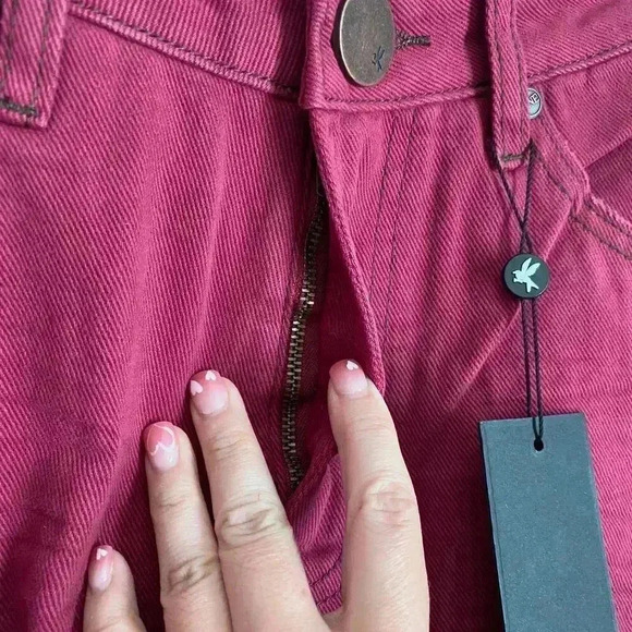 One Teaspoon Bordeaux Awesome Baggies Jeans 27 - Picture 13 of 16